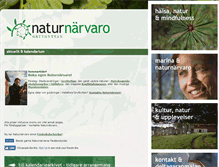 Tablet Screenshot of naturnarvaro.se